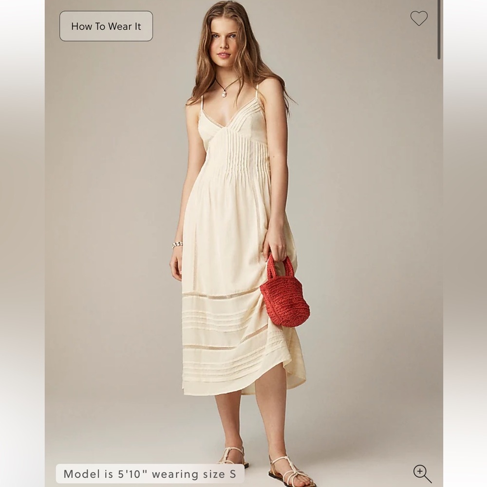 J crew Petite Milano dress in cotton voile- xxsp